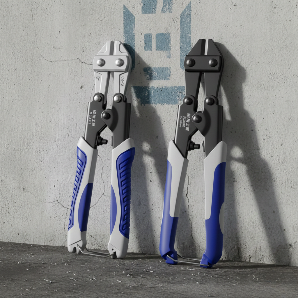 pinces coupe boulon contre un mur