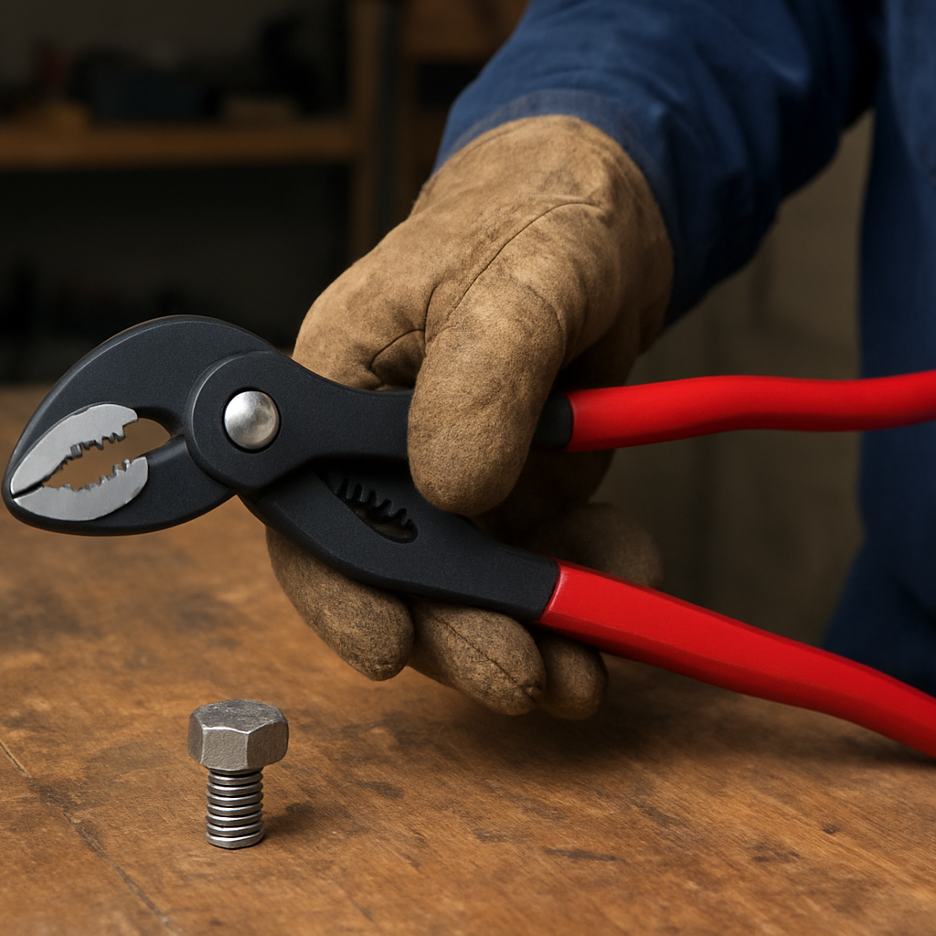 pinces multiprises sur établi