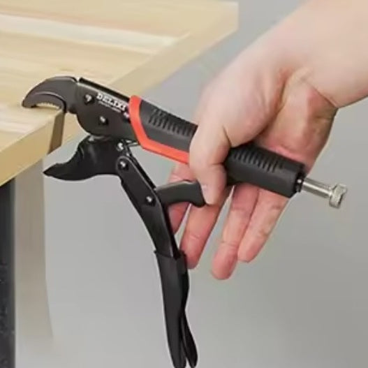 serrage avec pince étau