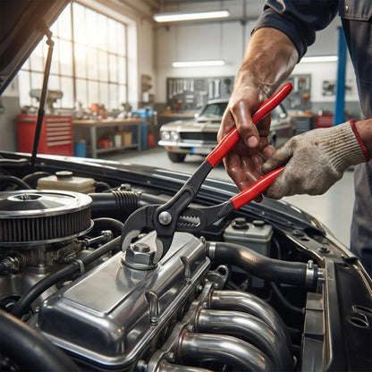 serrage avec pince multiprise plombier