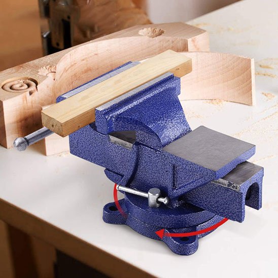 serrage bois étau