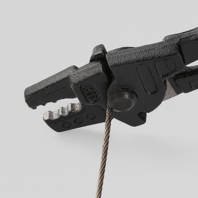 serrage câble pince à sertir