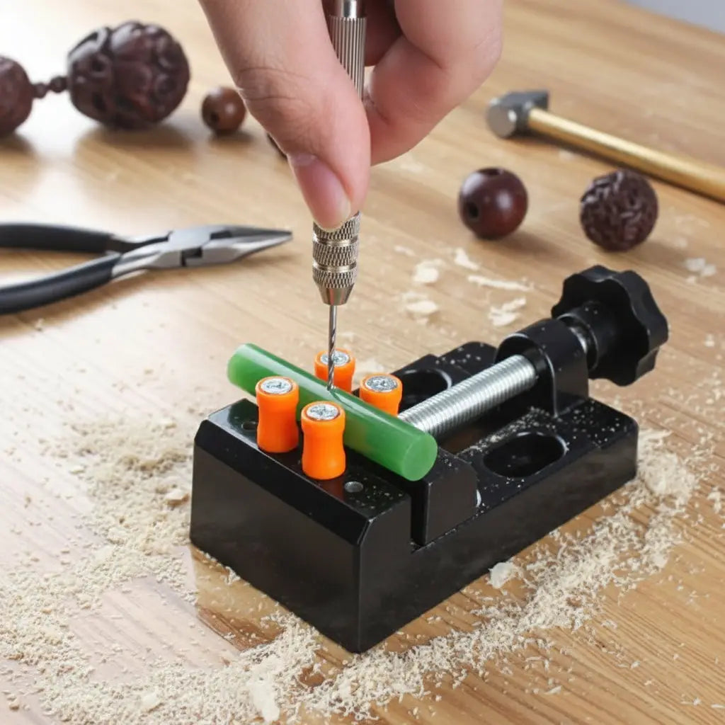 serrage objet sur etau precision