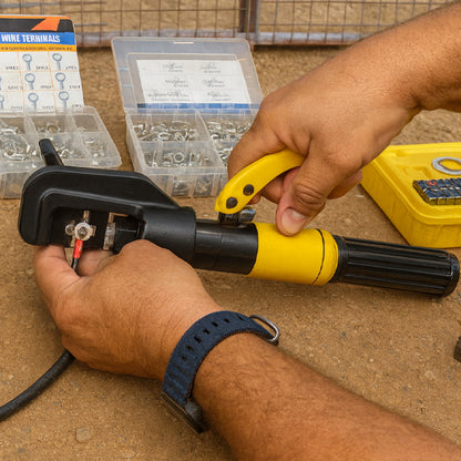 sertissage avec pince a sertir