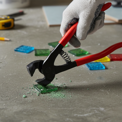 tenaille russe et carreau de mosaïque