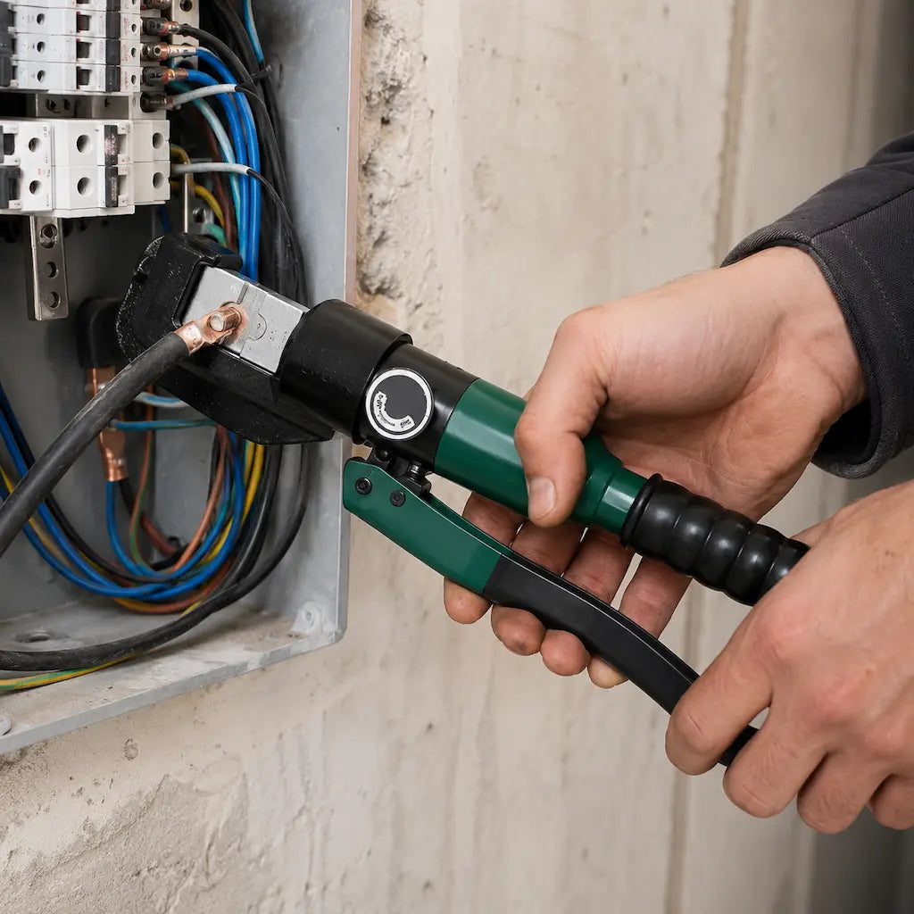 tenue pince a sertir hydraulique precisionpro