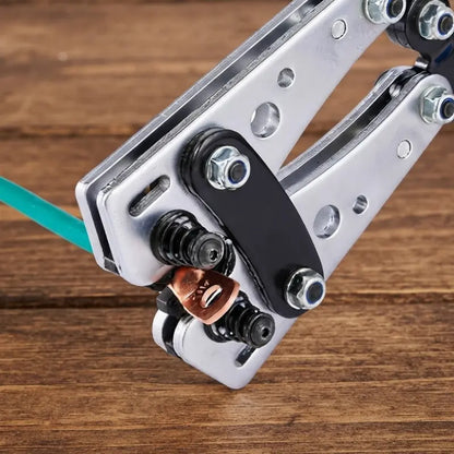 tete pince a sertir hexacosse et cable