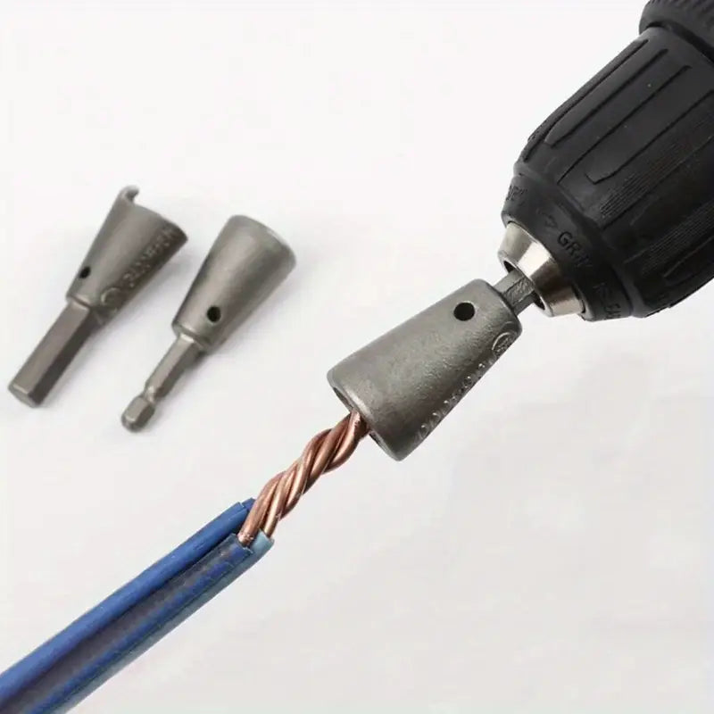 torsadeur de fil en action