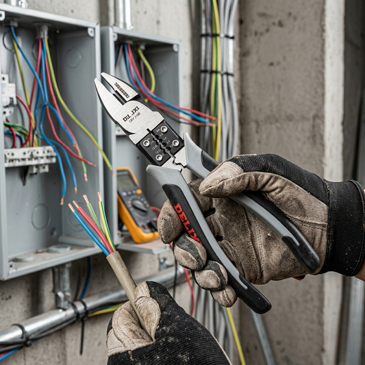 un électricein et pince à couper