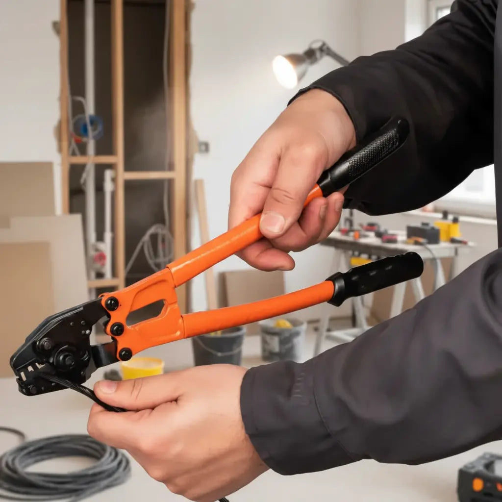 utilisation pince à sertir professionnelle multigrip