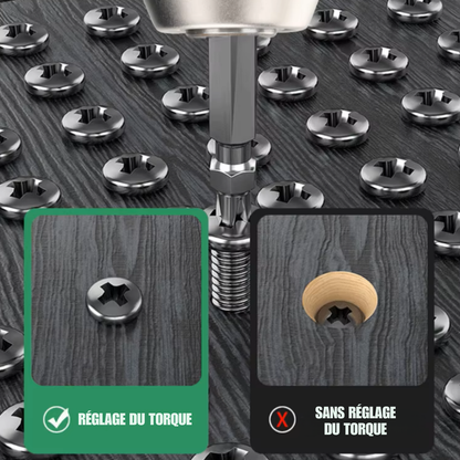 vissage avec perceuse visseuse sans fil