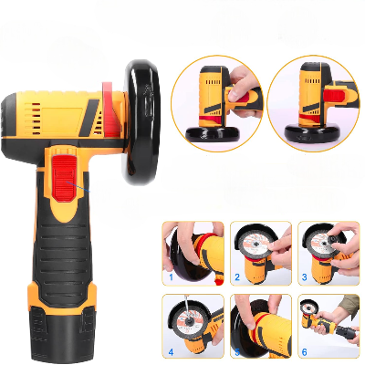 vue d'ensemble de la meuleuse