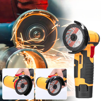 vue de la meuleuse en action