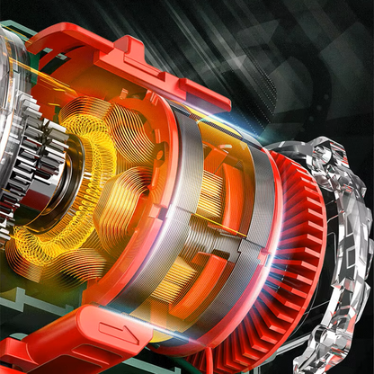 vue intérieure perceuse visseuse sans fil