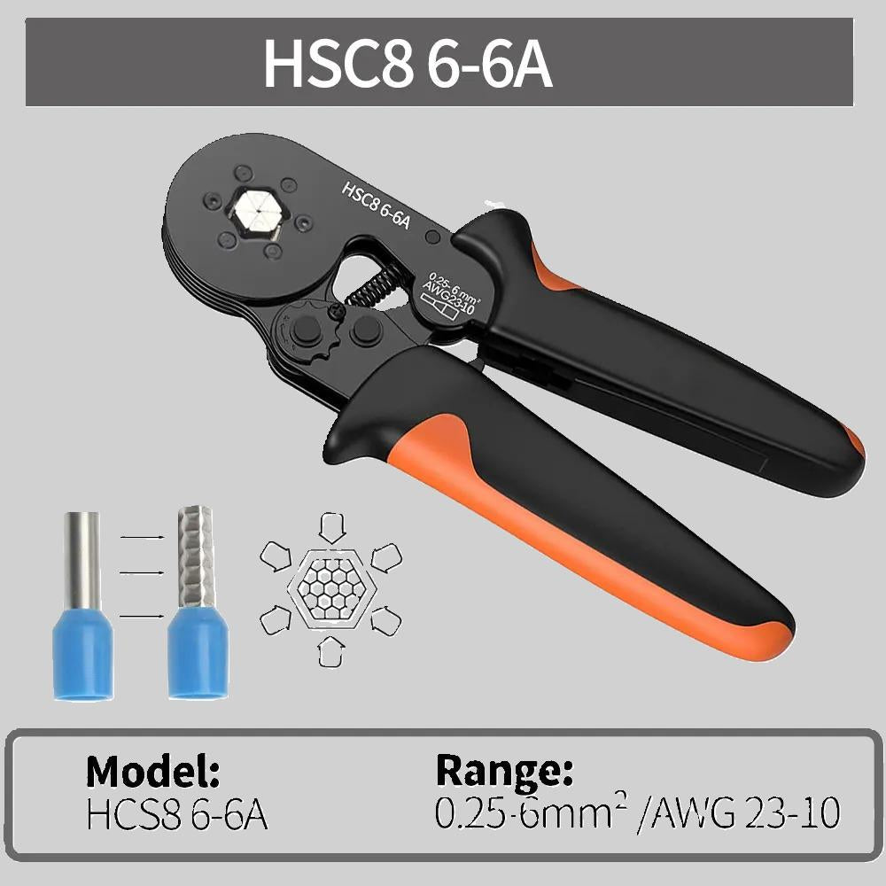 vue pince a sertir et modele de cosses