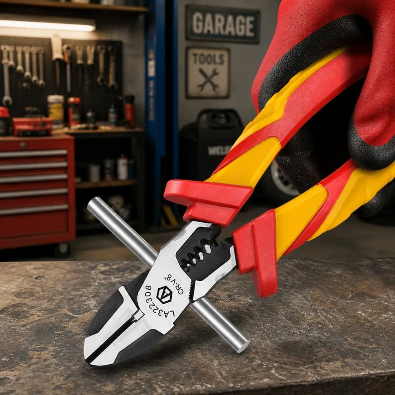 vue pince coupante isolee 1000V dans atelier