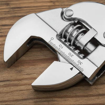 vue tete cle a molette a cliquet