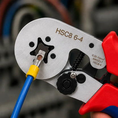 vue tete pince a sertissage HSC8 6-4 PRO